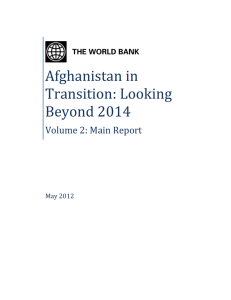 Afghanistan in Transition: Looking Beyond 2014 Volume 2: Main Report