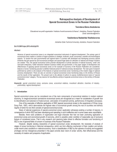 Retrospective Analysis of Development of Mediterranean Journal of Social Sciences