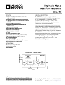 g Accelerometers ADXL193 i