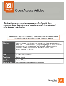 Closing the gap on causal processes of infection risk from