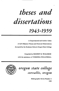 dissertations theses and 1943-1959