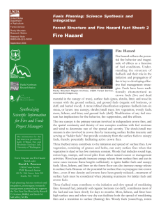 Fire Hazard Fuels Planning: Science Synthesis and Integration