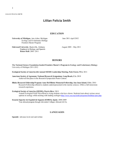 Lillian Felicia Smith 1  EDUCATION