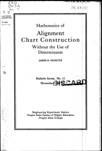 H Chart Construction Alignment 'Without the Use of