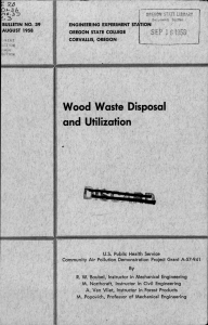 Iz and Utilization Wood Waste Disposal I3b