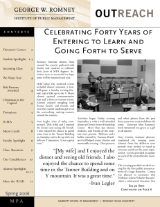 Celebrating Forty Years of Entering to Learn and Going Forth to Serve