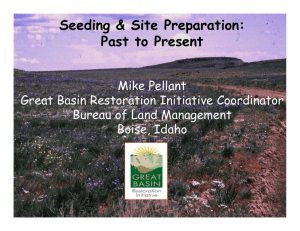 Seeding &amp; Site Preparation: Past to Present  Mike Pellant