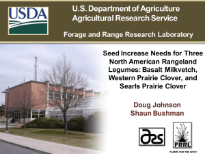 U.S. Department of Agriculture Agricultural Research Service