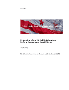 Office of the District of Columbia Auditor Reform Amendment Act (PERAA)