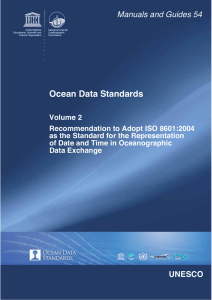 Ocean Data Standards  Manuals and Guides 54