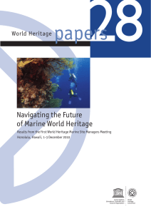 28 papers Navigating the Future of Marine World Heritage