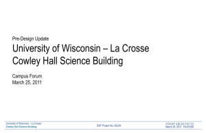 University of Wisconsin – La Crosse B ildi