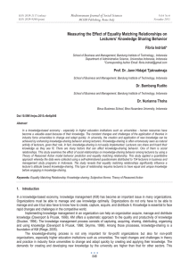 Measuring the Effect of Equality Matching Relationships on Fibria Indriati*