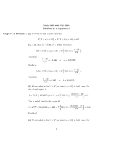 Math 5090–001, Fall 2009 Solutions to Assignment 3