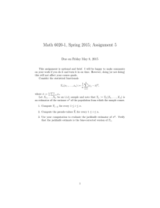 Math 6020-1, Spring 2015; Assignment 5