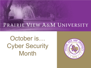 October is… Cyber Security Month