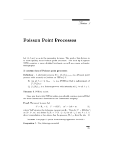 Poisson Point Processes