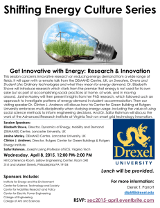 Shifting Energy Culture Series  Get Innovative with Energy: Research &amp; Innovation