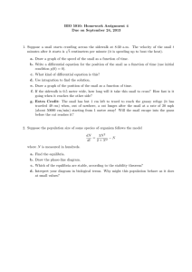 BIO 5910: Homework Assignment 4 Due on September 24, 2013