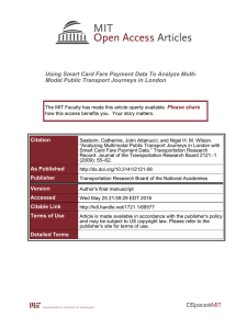 Using Smart Card Fare Payment Data To Analyze Multi- Please share