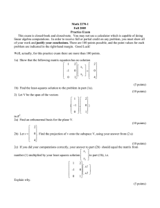 Math 2270-1 Fall 2005 Practice Exam