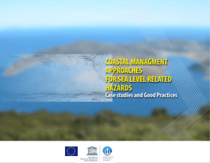 1 COASTAL MANAGMENT APPROACHES FOR SEA LEVEL RELATED