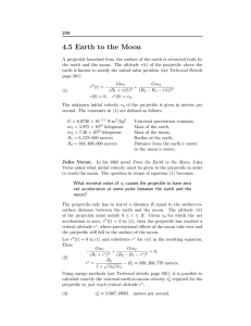 4.5 Earth to the Moon