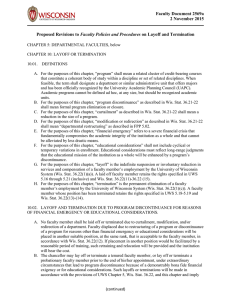 Faculty Document 2569a 2 November 2015 Faculty Policies and Procedures