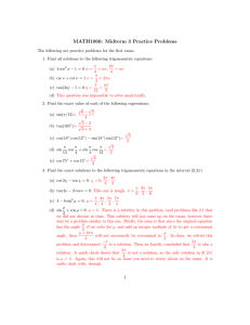 MATH1060: Midterm 3 Practice Problems