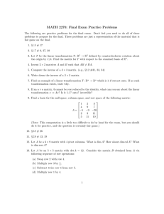 MATH 2270: Final Exam Practice Problems