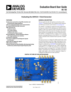 Evaluation Board User Guide UG-182