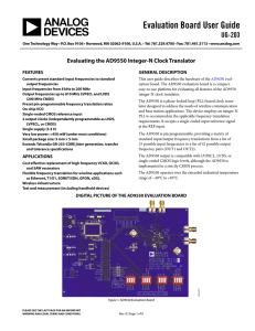 Evaluation Board User Guide UG-203