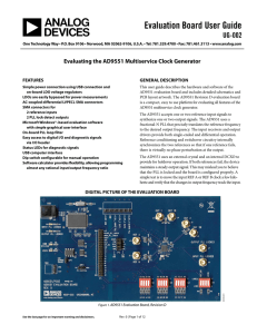 Evaluation Board User Guide UG-002