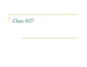 Class #27