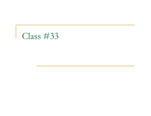 Class #33
