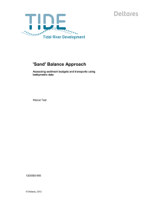 'Sand' Balance Approach  Marcel Taal 1203583-000