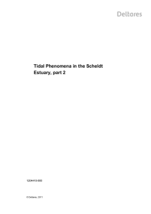 Tidal Phenomena in the Scheldt Estuary, part 2 1204410-000 © Deltares, 2011