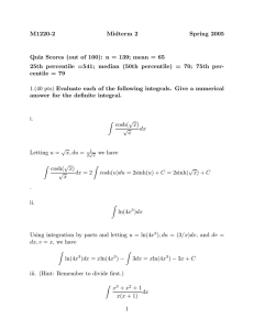 M1220-2 Midterm 2 Spring 2005