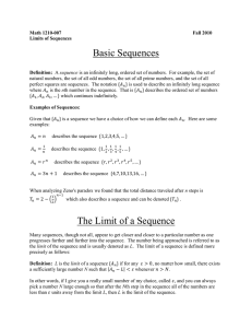 Basic Sequences
