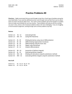 Practice Problems #0