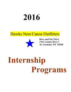2016  Internship Programs