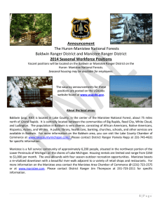 Announcement 2014 Seasonal Workforce Positions The Huron-Manistee National Forests