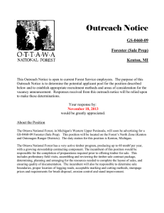 Outreach Notice  GS-0460-09 Forester (Sale Prep)