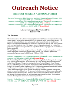 Outreach Notice  FREMONT-WINEMA NATIONAL FOREST