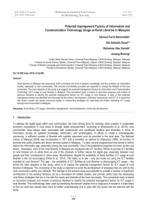 Potential Impingement Factors of Information and