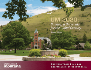 UM 2020: Building a University for the Global Century T