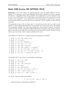 Math 2280 Section 002 [SPRING 2013]