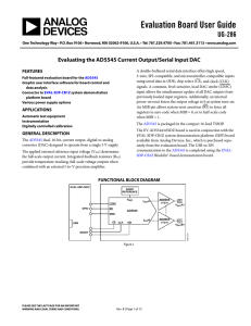 Evaluation Board User Guide UG-286