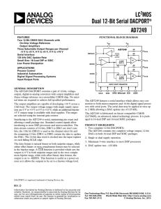 a LC MOS Dual 12-Bit Serial DACPORT