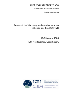 ICES WKHIST REPORT 2008